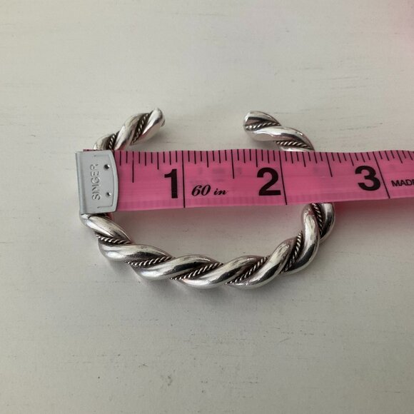 Vintage handmade silver bracelet, Artisanal Native American - Picture 4 of 6